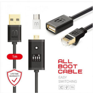 All Boot Cable Easy Switching + Free Martview Micro USB To Type C Adapter