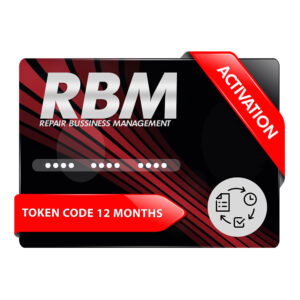 RBM (Repair Bussiness Management) Token Code 12 Months
